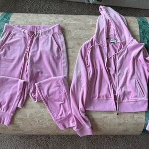 Pink juicy couture matching sweatsuit